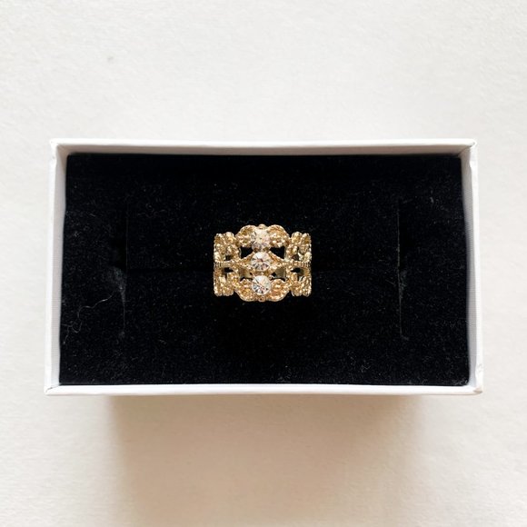 Anthropologie Jewelry - Gold Filigree Ring